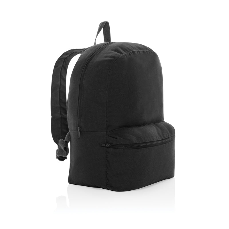 Load image into Gallery viewer, Undyed Impact Aware™ 285 gsm rcanvas backpack by XD Collection, showcasing a durable, eco-friendly bag with adjustable straps.
