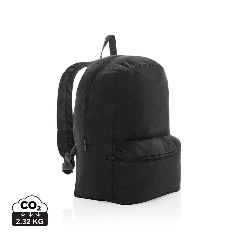 Load image into Gallery viewer, Undyed Impact Aware™ 285 gsm rCanvas backpack by XD Collection, showing the durable, natural-colored fabric and sleek travel bag design.
