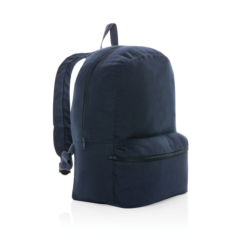 Load image into Gallery viewer, Undyed Impact Aware™ 285 gsm rCanvas backpack by XD Collection, showing the durable natural fabric and adjustable straps.
