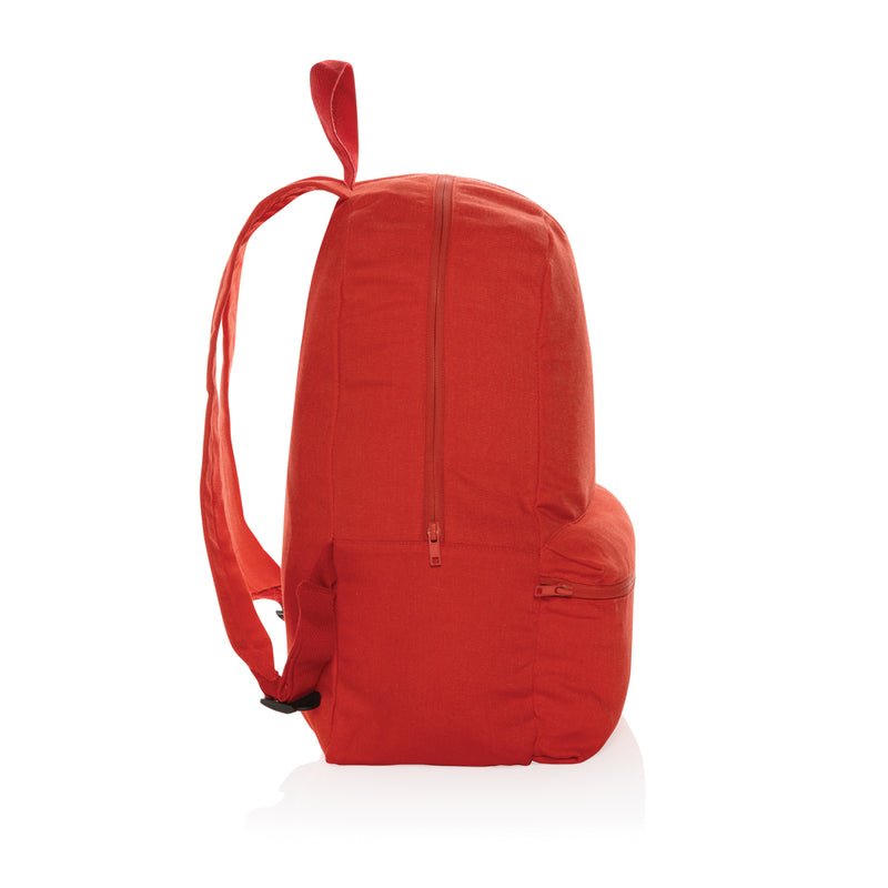 Load image into Gallery viewer, Impact Aware™ 285 gsm rcanvas backpack by XD Collection featuring sturdy design and multiple compartments for travel and daily use.
