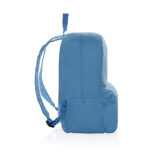 Impact Aware™ 285 gsm rcanvas backpack by XD Collection, durable bag with sturdy straps and spacious main compartment.