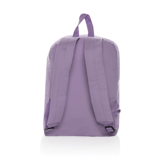 Impact Aware™ 285 gsm rcanvas backpack from XD Collection, showing sturdy design and adjustable straps.