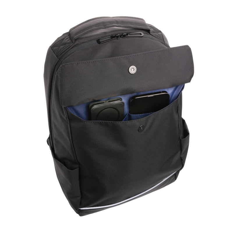 Load image into Gallery viewer, Swiss Peak Brooke AWARE™ RPET daily 15.6" laptop backpack - Custom Wood Designs
