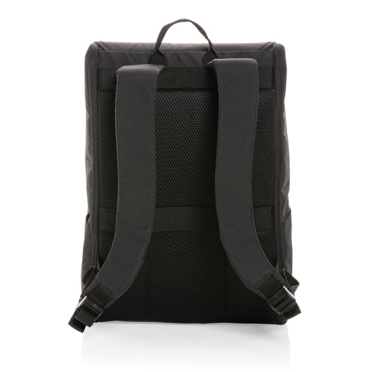 Swiss Peak Fern AWARE™ RPET all over zipper 15.6" backpack - Custom Wood Designs