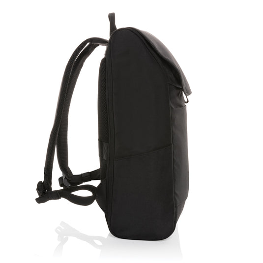 Swiss Peak Fern AWARE™ RPET all over zipper 15.6" backpack - Custom Wood Designs