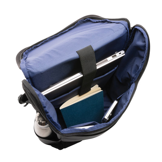 Swiss Peak Fern AWARE™ RPET all over zipper 15.6" backpack - Custom Wood Designs