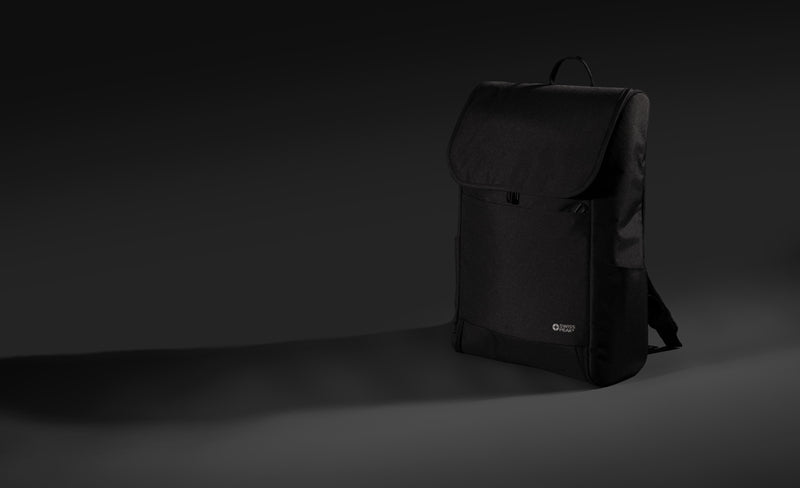 Load image into Gallery viewer, Swiss Peak Fern AWARE™ RPET all over zipper 15.6" backpack - Custom Wood Designs
