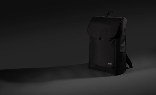 Swiss Peak Fern AWARE™ RPET all over zipper 15.6" backpack - Custom Wood Designs