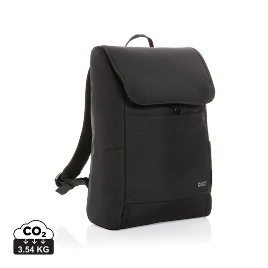 Swiss Peak Fern AWARE™ RPET all over zipper 15.6" backpack - Custom Wood Designs