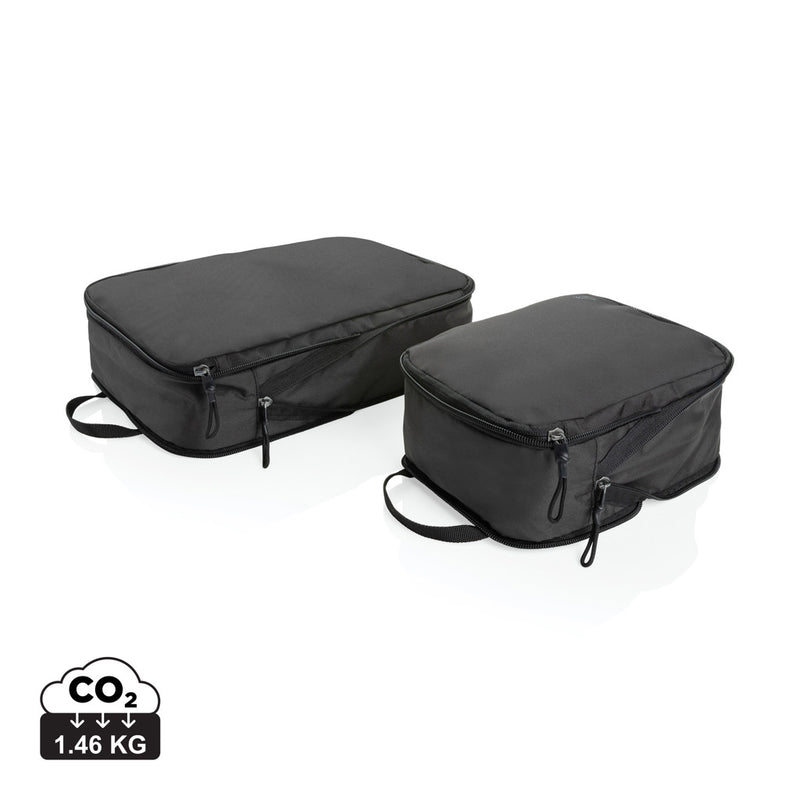 Load image into Gallery viewer, Swiss Peak Ridge AWARE™ RPET compression travel cubes 2pc - Custom Wood Designs
