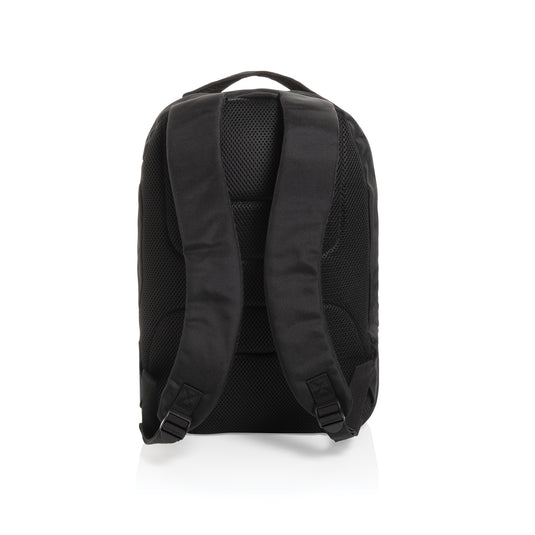Impact AWARE™ Universal laptop backpack from XD Collection featuring padded compartments and sturdy straps for travel and everyday use.