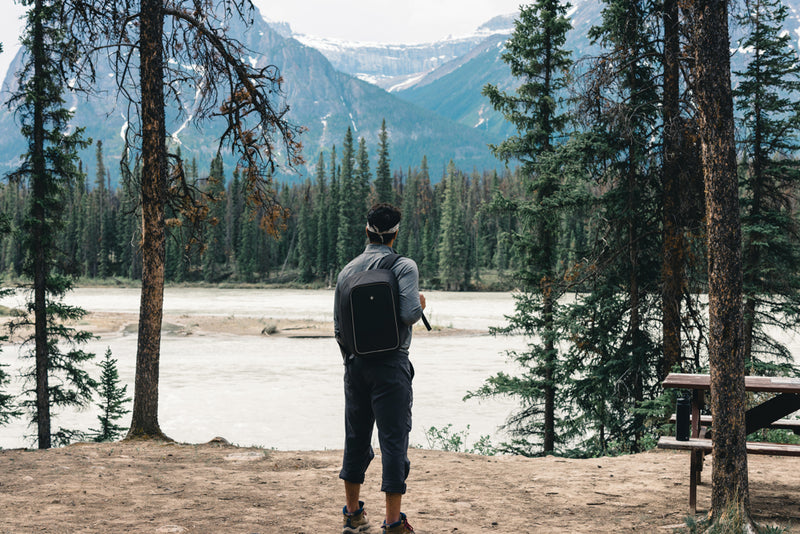 Load image into Gallery viewer, Swiss Peak AWARE™ anti-theft 15.6" laptop backpack - Custom Wood Designs
