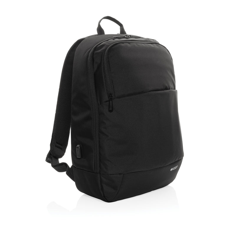 Load image into Gallery viewer, Swiss Peak AWARE™ modern 15.6" laptop backpack - Custom Wood Designs
