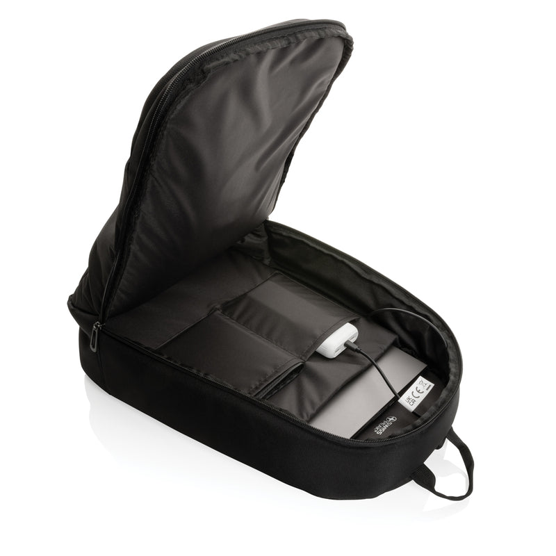 Load image into Gallery viewer, Swiss Peak AWARE™ modern 15.6" laptop backpack - Custom Wood Designs
