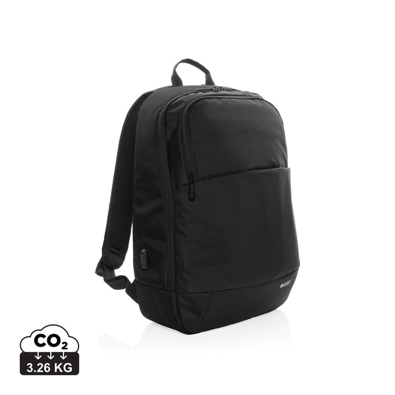 Load image into Gallery viewer, Swiss Peak AWARE™ modern 15.6" laptop backpack - Custom Wood Designs
