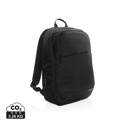 Swiss Peak AWARE™ modern 15.6" laptop backpack - Custom Wood Designs