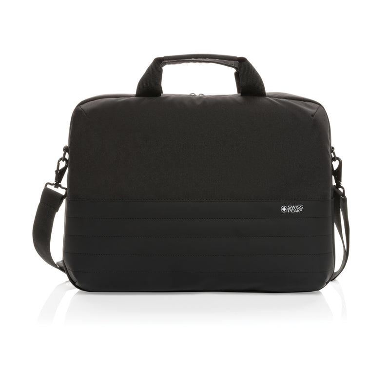 Load image into Gallery viewer, Swiss Peak AWARE™ RFID 15.6'' laptop bag - Custom Wood Designs
