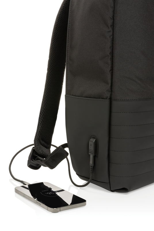 Swiss Peak AWARE™ RFID anti-theft 15.6'' laptop backpack - Custom Wood Designs