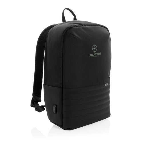 Swiss Peak AWARE™ RFID anti-theft 15.6'' laptop backpack - Custom Wood Designs
