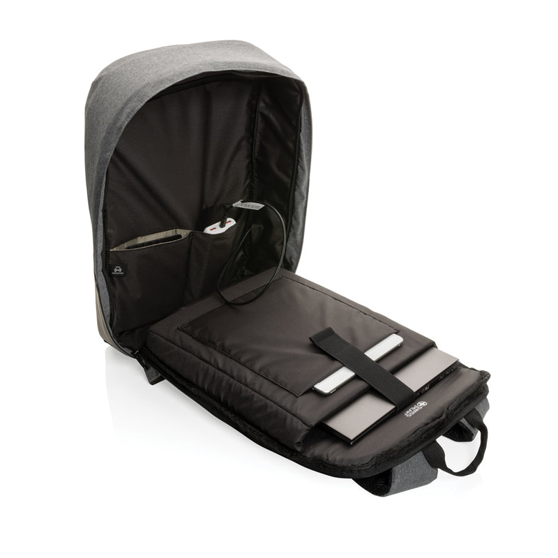 Load image into Gallery viewer, Swiss Peak AWARE™ RFID anti-theft 15.6'' laptop backpack - Custom Wood Designs
