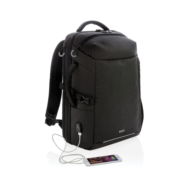 Load image into Gallery viewer, Swiss Peak AWARE™ XXL weekend travel backpack - Custom Wood Designs
