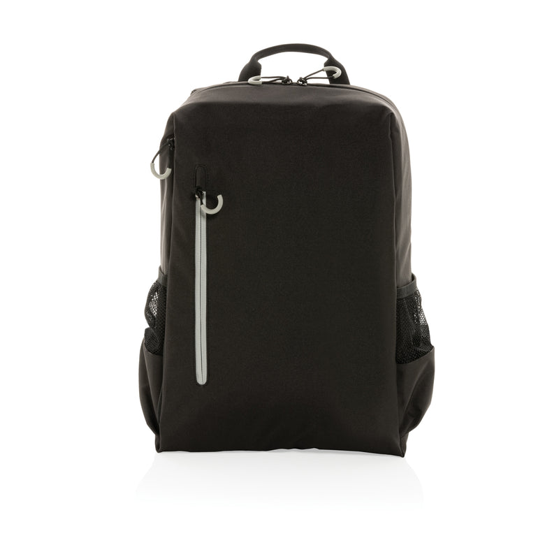 Load image into Gallery viewer, XD Xclusive Impact AWARE™ Lima RFID laptop backpack with padded straps and multiple compartments, designed for secure everyday use.
