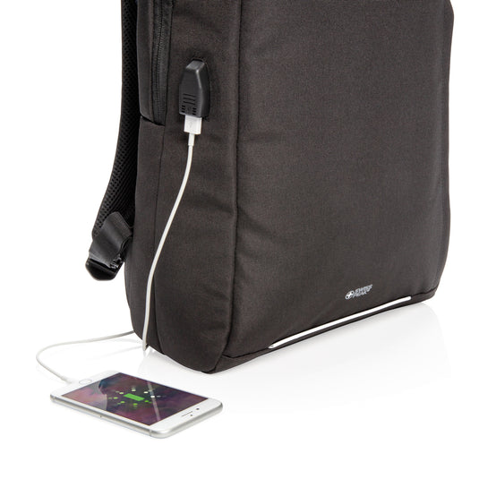 Swiss Peak AWARE™ RFID and USB A laptop backpack - Custom Wood Designs