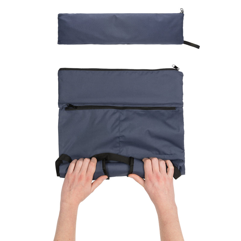 Load image into Gallery viewer, Lightweight foldable backpack from XD Collection Dillon AWARE™ RPET bags and travel gear, shown in eco-friendly design and compact form.
