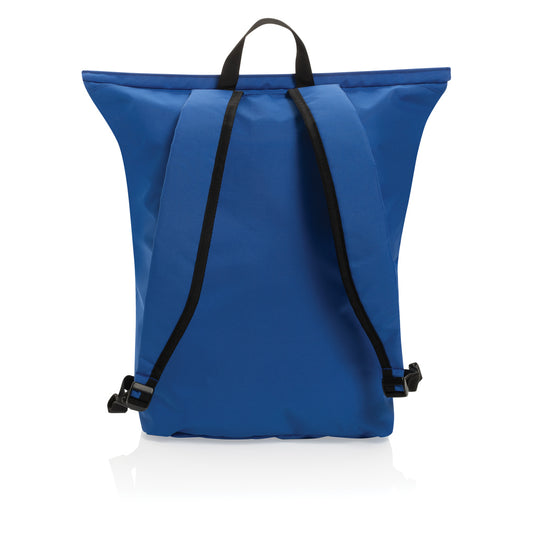 XD Collection Dillon AWARE™ RPET lightweight foldable backpack, eco-friendly travel bag with compact design and adjustable straps.
