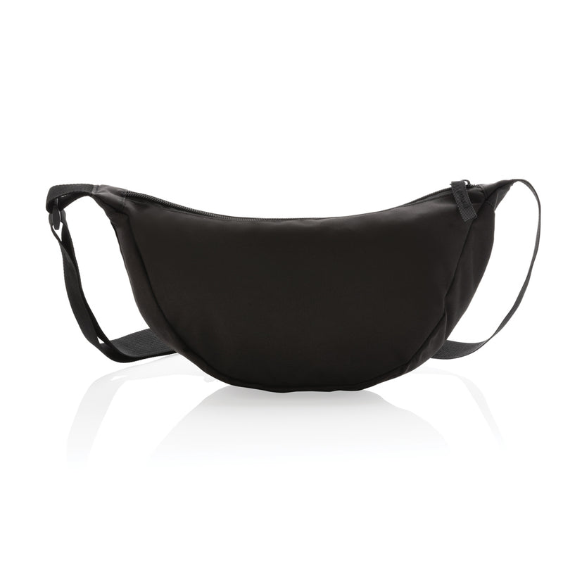 Load image into Gallery viewer, Crescent AWARE™ RPET half moon sling bag - Custom Wood Designs
