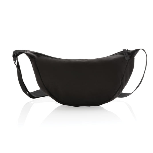 Crescent AWARE™ RPET half moon sling bag - Custom Wood Designs