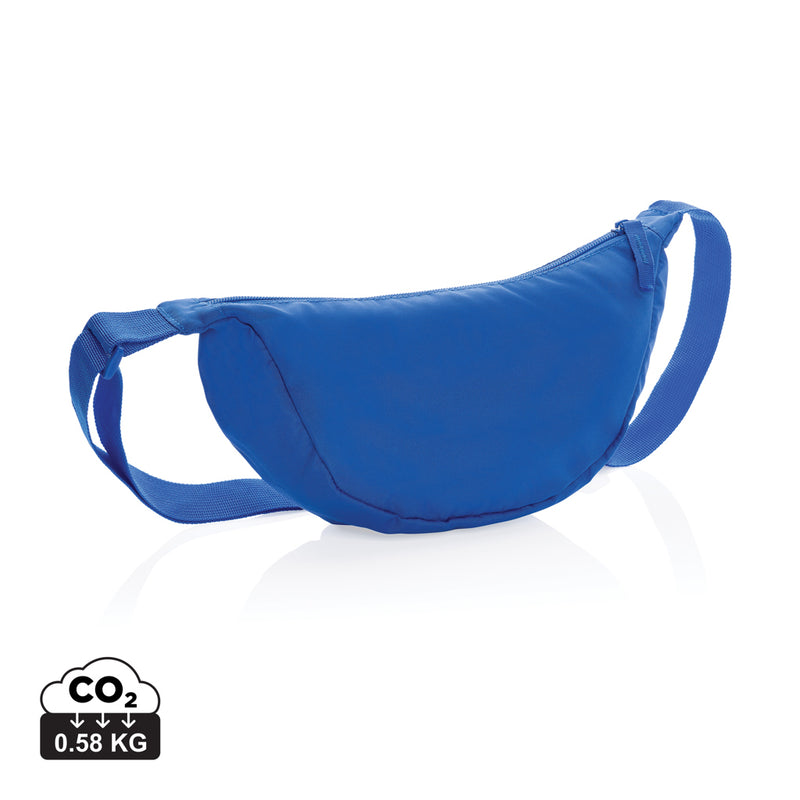 Load image into Gallery viewer, Crescent AWARE™ RPET half moon sling bag - Custom Wood Designs
