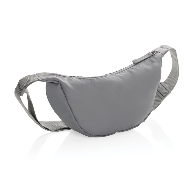 Load image into Gallery viewer, Crescent AWARE™ RPET half moon sling bag - Custom Wood Designs
