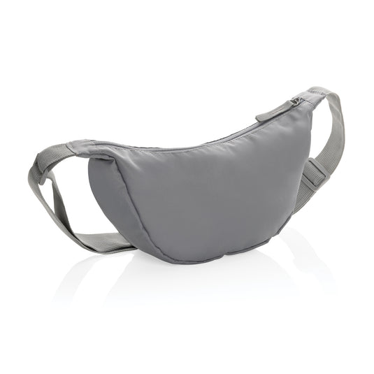 Crescent AWARE™ RPET half moon sling bag - Custom Wood Designs