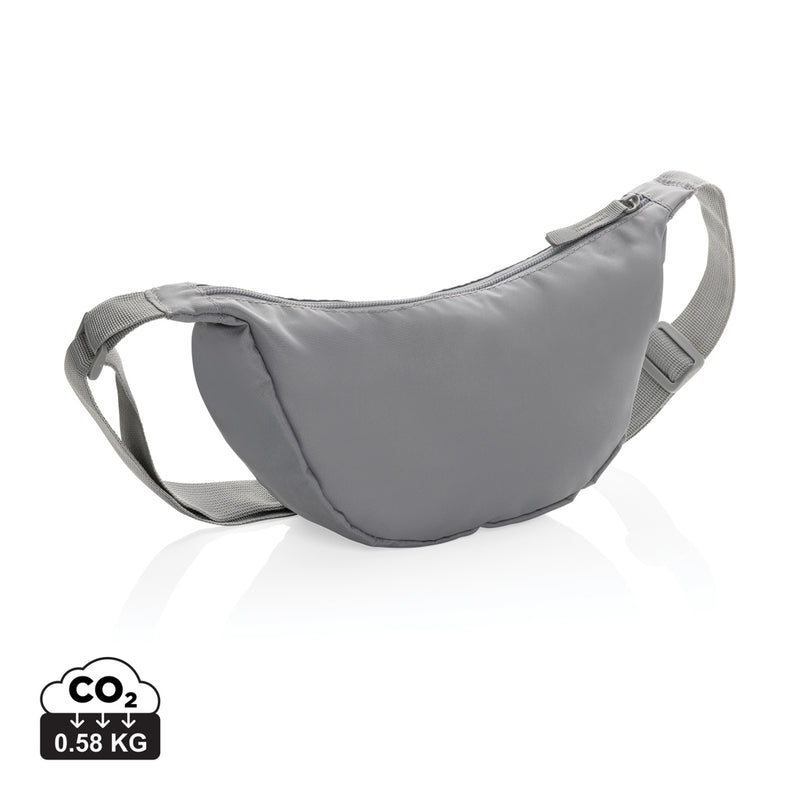 Load image into Gallery viewer, Crescent AWARE™ RPET half moon sling bag - Custom Wood Designs
