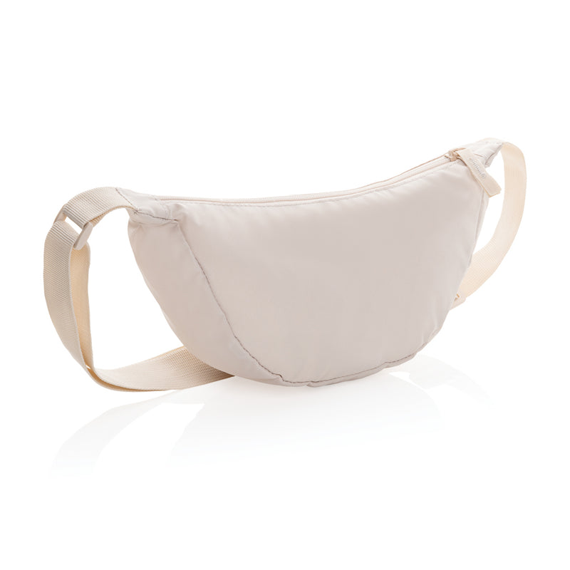Load image into Gallery viewer, Crescent AWARE™ RPET half moon sling bag - Custom Wood Designs
