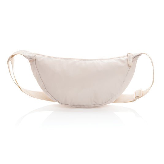 Crescent AWARE™ RPET half moon sling bag - Custom Wood Designs