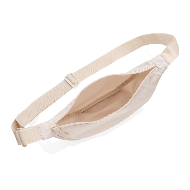 Load image into Gallery viewer, Crescent AWARE™ RPET half moon sling bag - Custom Wood Designs
