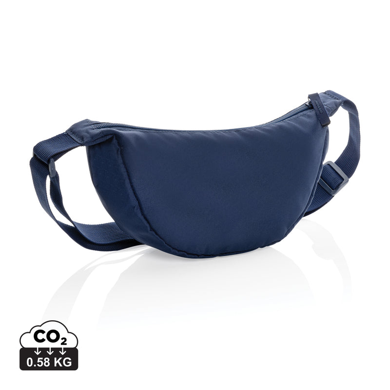 Load image into Gallery viewer, Crescent AWARE™ RPET half moon sling bag - Custom Wood Designs
