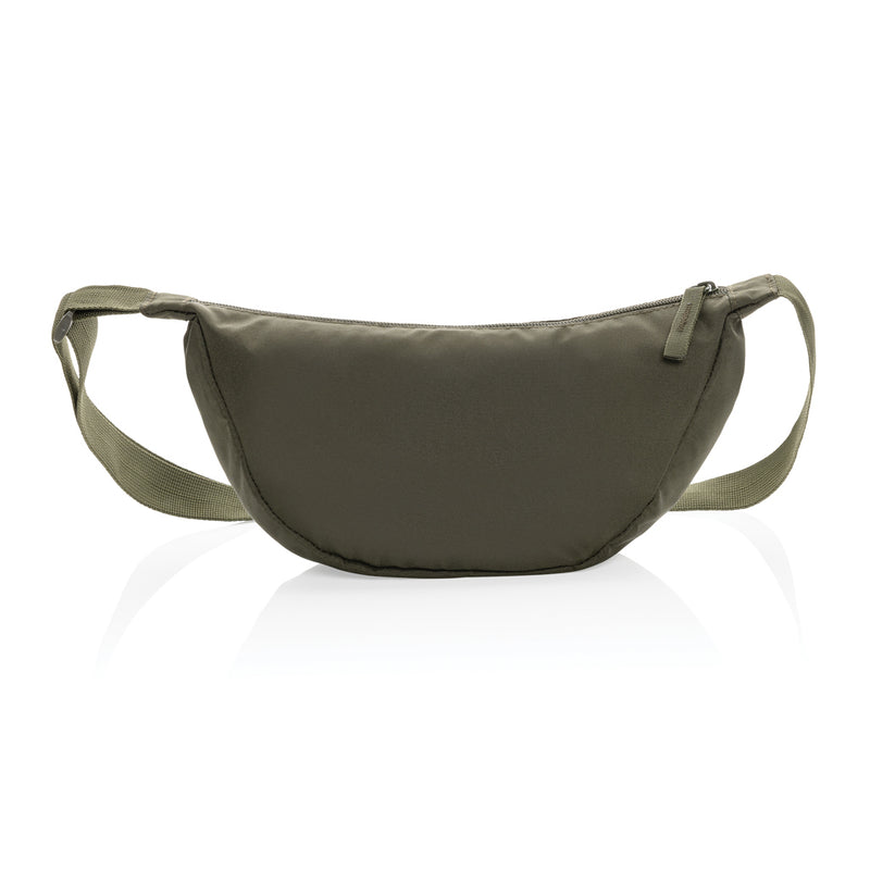Load image into Gallery viewer, Crescent AWARE™ RPET half moon sling bag - Custom Wood Designs
