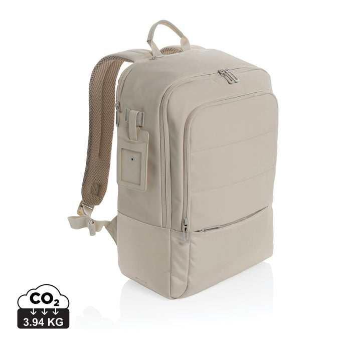 RPET 15.6 inch deluxe laptop backpack - Custom Wood Designs