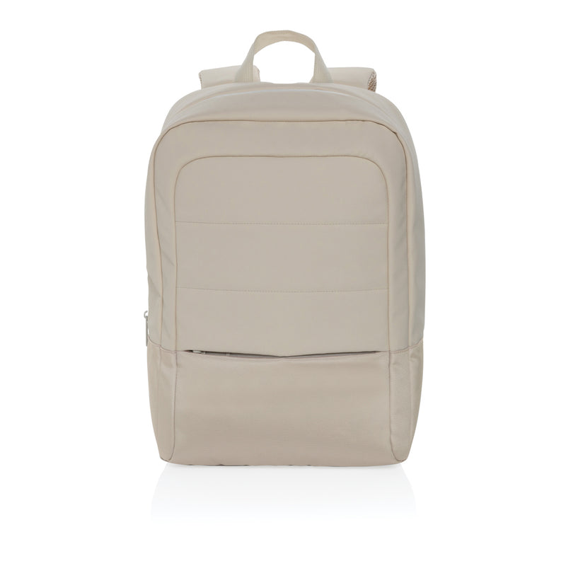 Load image into Gallery viewer, XD Xclusive Armond AWARE™ RPET 15.6-inch laptop backpack with multiple compartments and padded straps for travel and daily use.
