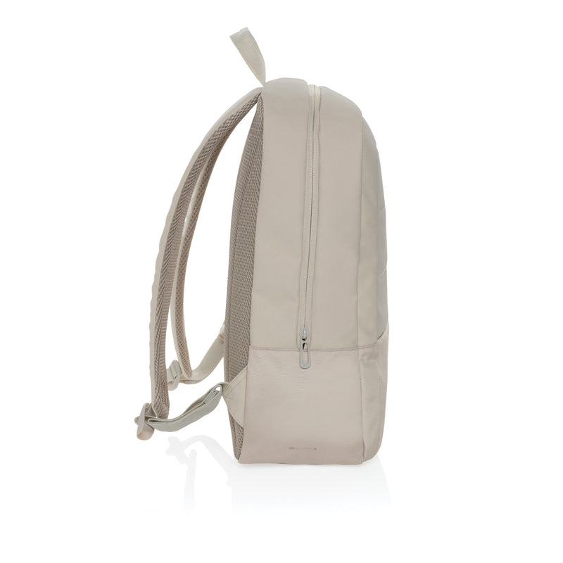 Load image into Gallery viewer, XD Xclusive Armond AWARE™ RPET 15.6-inch laptop backpack with multiple compartments and adjustable straps for travel and daily use.
