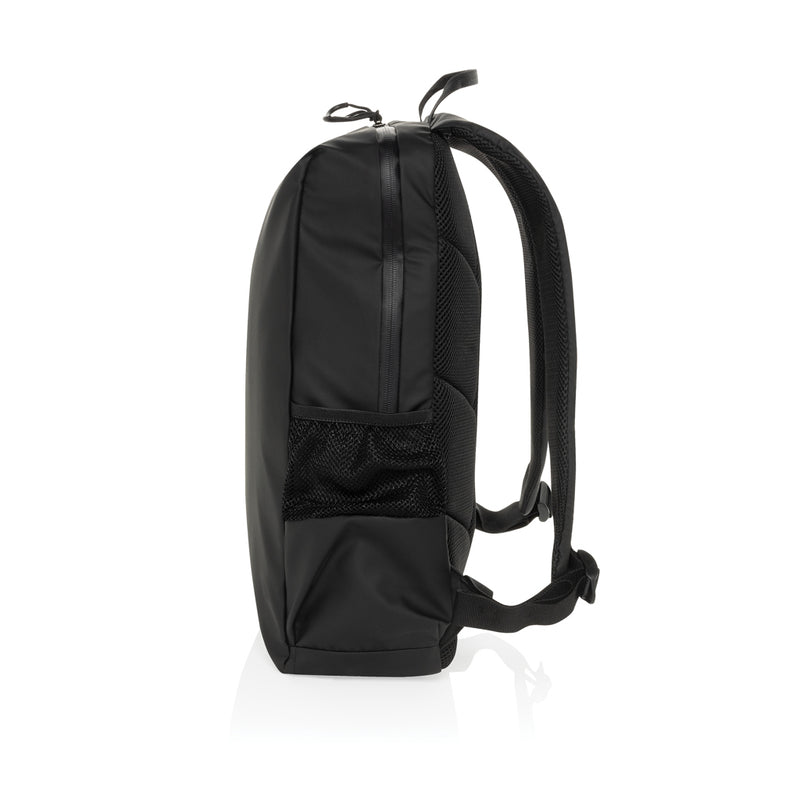 Load image into Gallery viewer, XD Xclusive Lima Aware™ RPET water-resistant 15.6-inch laptop backpack with multiple compartments and adjustable straps.
