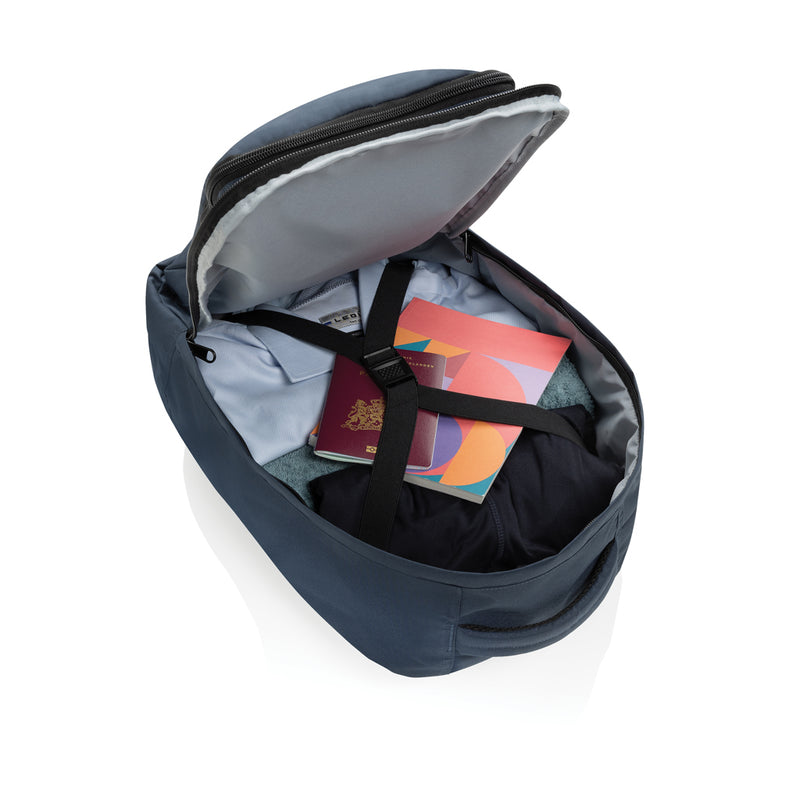 Load image into Gallery viewer, XD Collection Ace Aware RPET travel pack featuring eco-friendly design, multiple compartments, and durable bag for travel.
