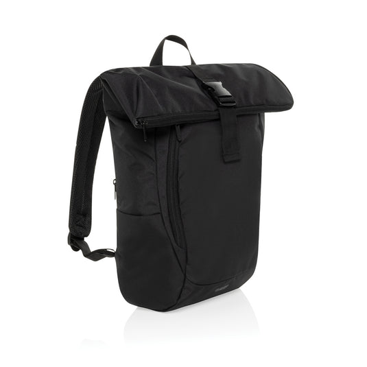 Swiss Peak Aware™ RPET Leonard 15.6 inch laptop backpack - Custom Wood Designs