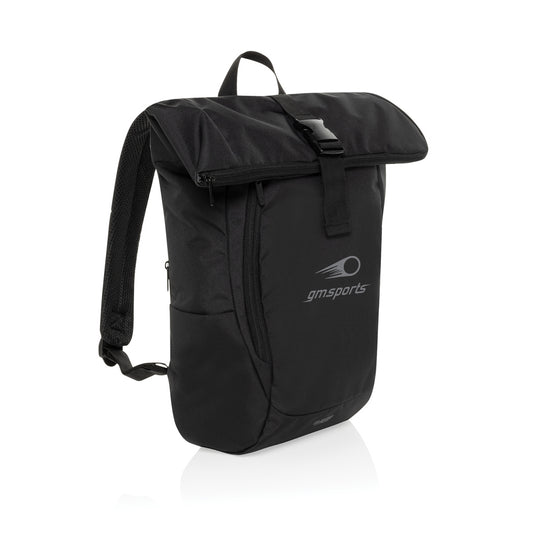 Swiss Peak Aware™ RPET Leonard 15.6 inch laptop backpack - Custom Wood Designs