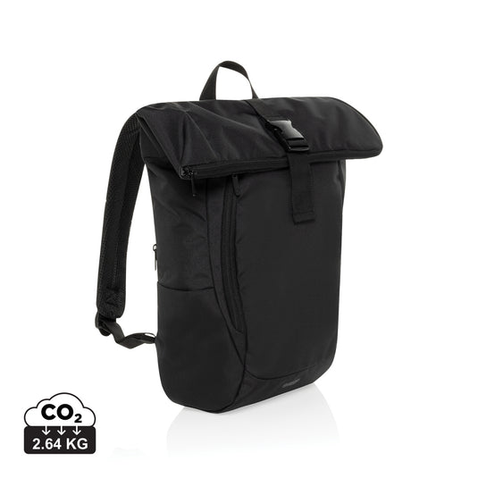 Swiss Peak Aware™ RPET Leonard 15.6 inch laptop backpack - Custom Wood Designs