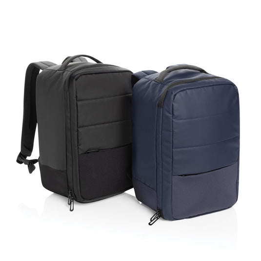 XD Xclusive Armond Aware RPET travel pack bag with multiple compartments and adjustable straps, designed for active travel.