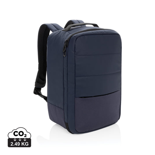 XD Xclusive Armond Aware RPET travel bag, free on board travel pack with multiple compartments, eco-friendly design, and durable fabric.